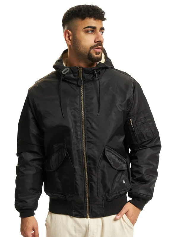 Brandit CWU Jacket Hooded, color: black, size: 3XL