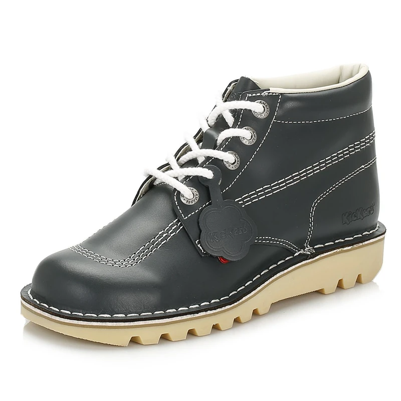 Kickers Men's Kick Hi Classic Ankle Boots | Extra Comfortable | Added Durability | Premium Quality, Red, 13 UK