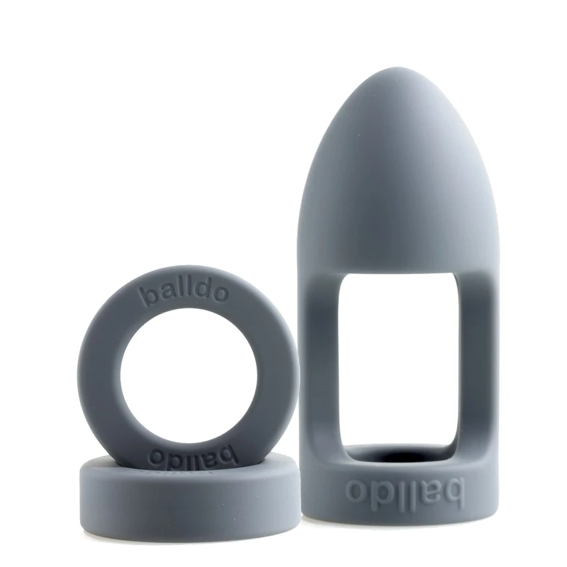 BALLDO, The Worlds First Dildo for Your Balls; Have Your First Ballgasm with This Sex Toy for Adults (Grey)