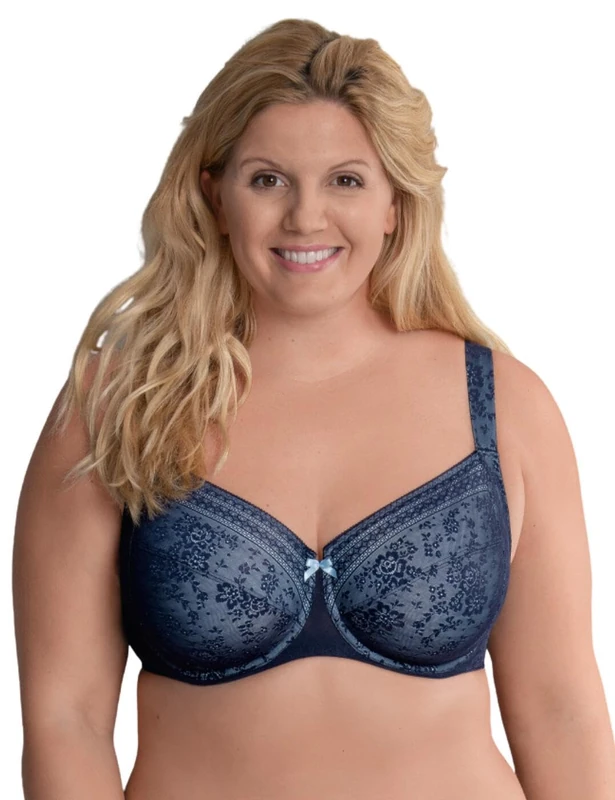 Rosa Faia Women's Fleur Full Coverage Bra, Maritime Blue, 32B