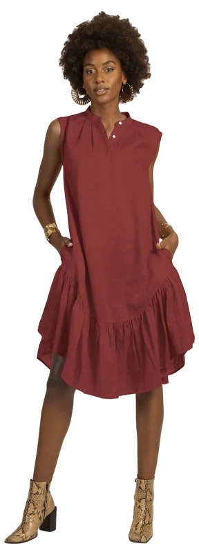 Mint & Mia Women's Dress Bona, Red-Brown, 18