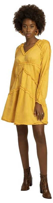 Mint & Mia Women's Dress Briony, Golden Yellow, 10