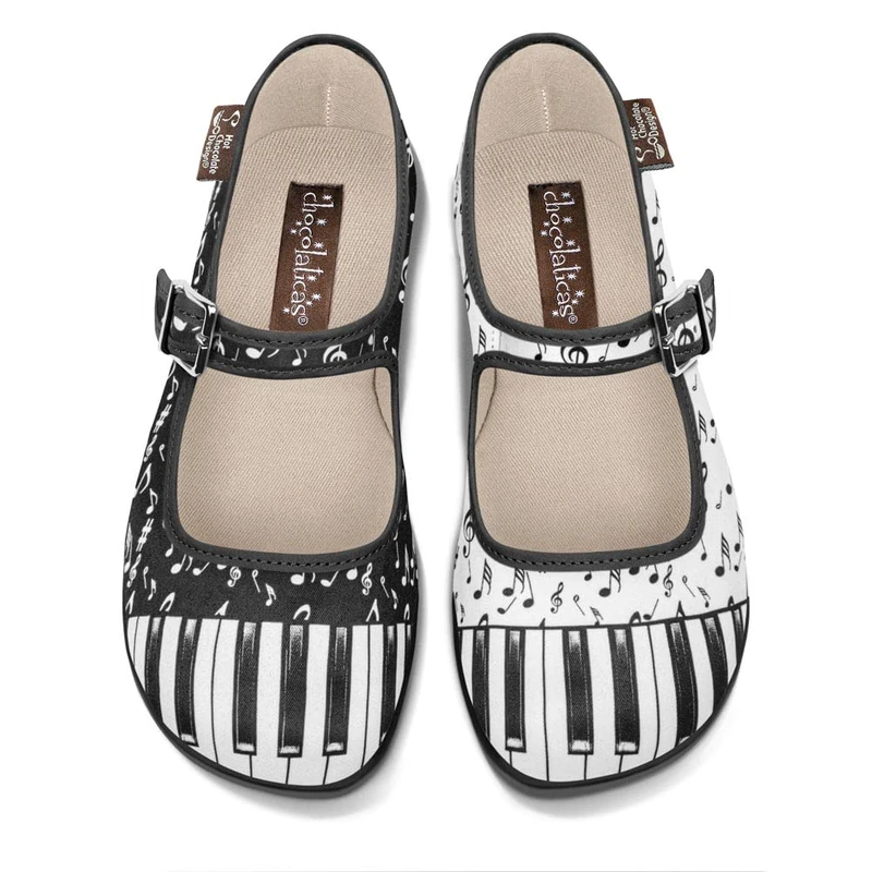 Hot Chocolate Design Chocolaticas Thank You Music 2 Women's Mary Jane Flat Multicoloured HCD 42