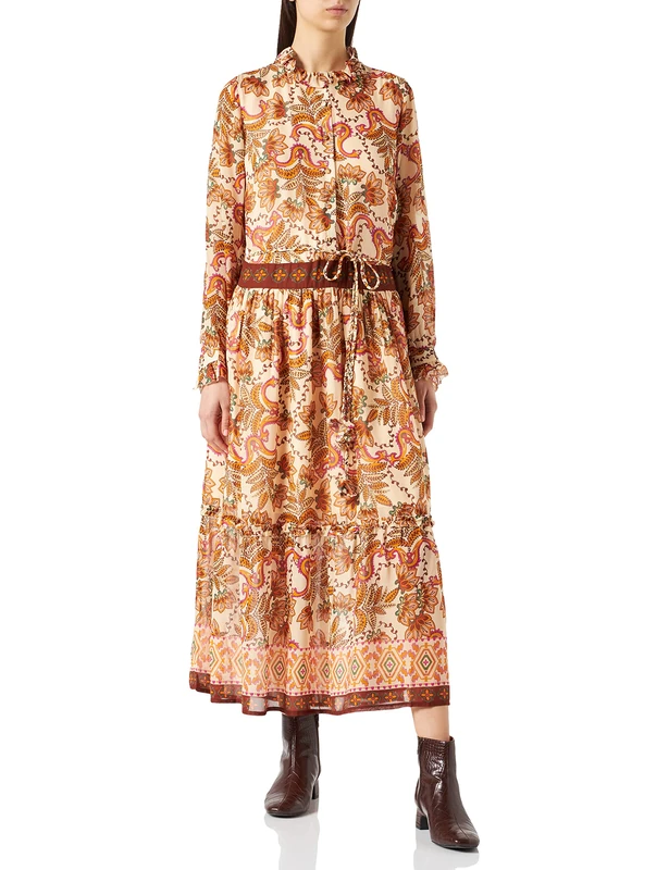 Mint & Mia Women's Bamika Dress, Multicoloured, 6