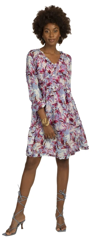 Mint & Mia Women's Barbarella Dress, Multicoloured, Normal