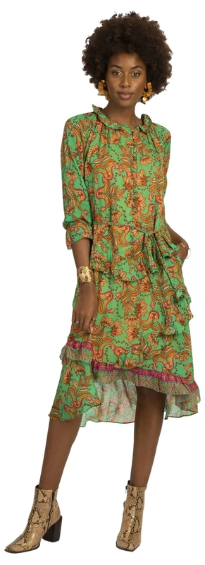 Mint & Mia Women's Bea Dress, Multicoloured, Normal