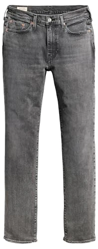 Levi's Men's 514 Straight Fit Jeans - Dark Gray Worn In - Image 1