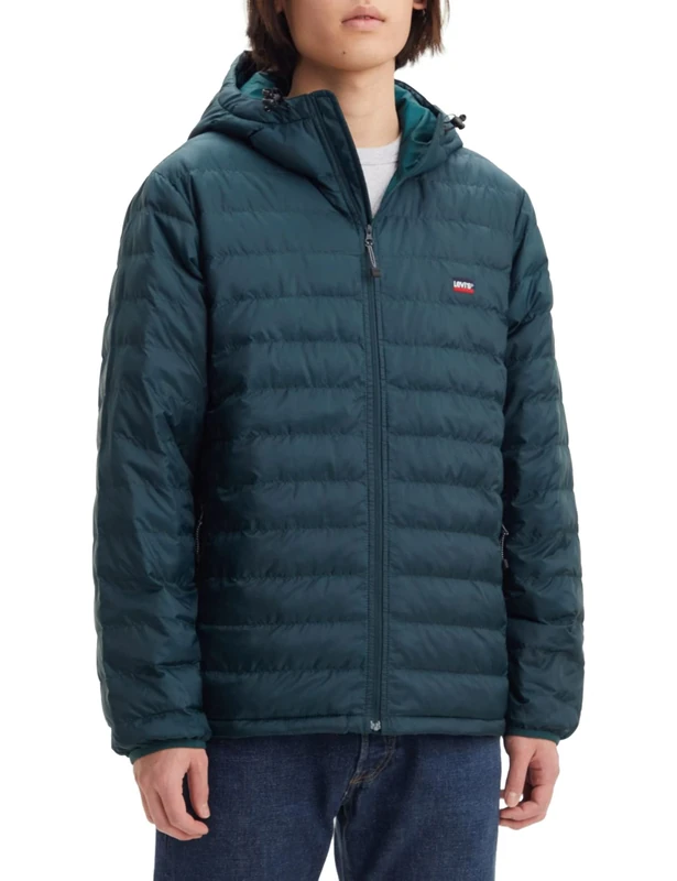 Levi's Men's Presidio Packable Hooded Lightweight Jacket Ponderosa Pine (Green) S - - Image 1