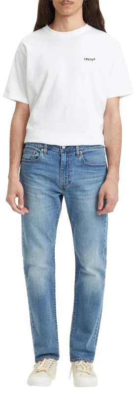Levi's Men's 502 Taper Jeans, Medium Indigo Worn in, 32W / 30L - Image 1