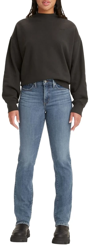 Levi's Women's 314 Shaping Straight Jeans, Lapis Gem, 30W / 30L