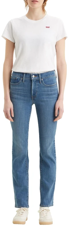 Levi's Women's 314 Shaping Straight Jeans, Lapis Bare, 30W / 34L
