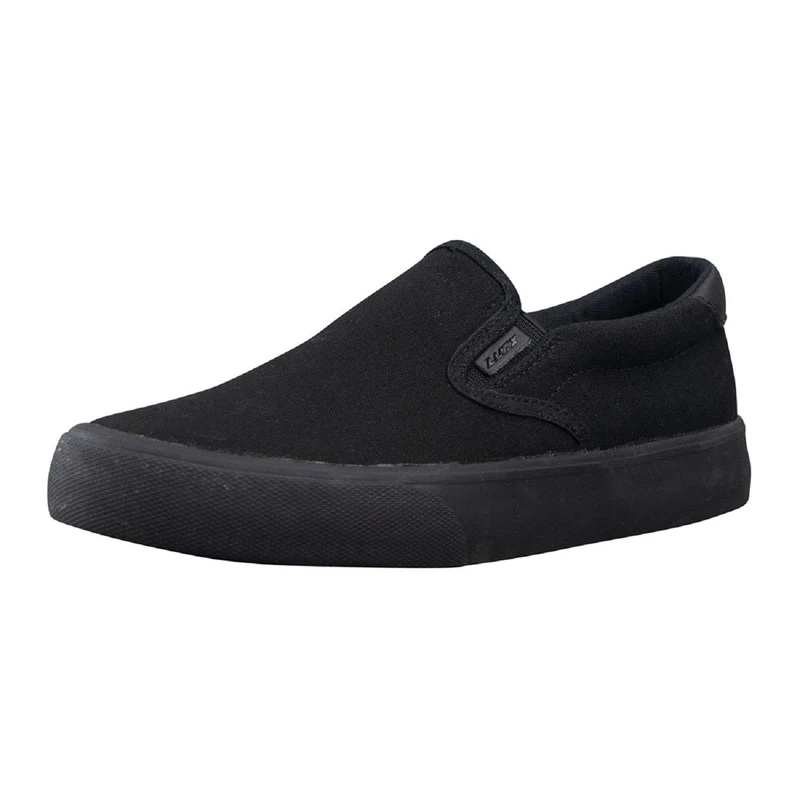 Lugz Women's Clipper Classic Slip-on Canvas Sneaker, Black, 4.5 UK