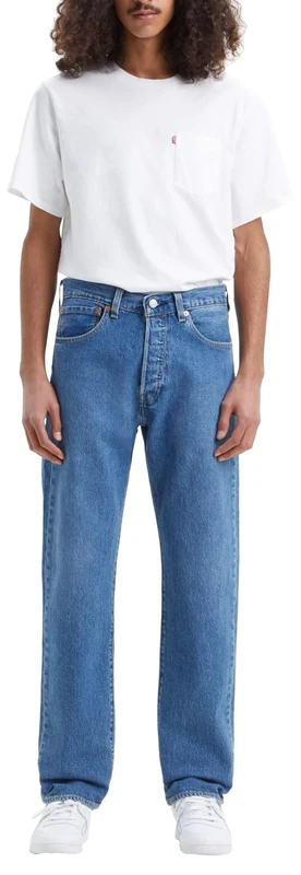 Levi's Men's 501 Original Fit Jeans, Basil Barton Springs, 28W / 32L - Image 1