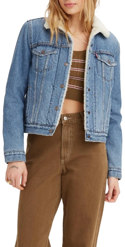 Levi's Women's Sherpa Trucker Jacket - Weekend Want, Size S