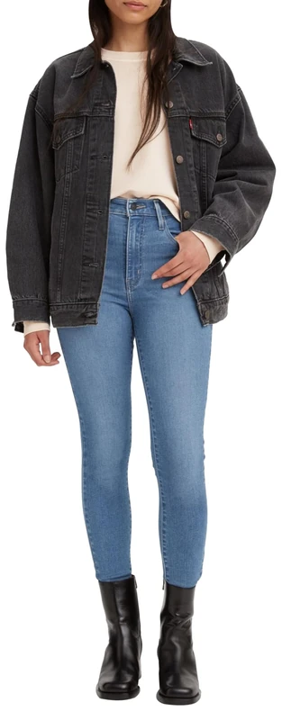 Levi's Mile High Super Skinny Women's Jeans, Dark Indigo Worn In, 25W / 30L - Image 1