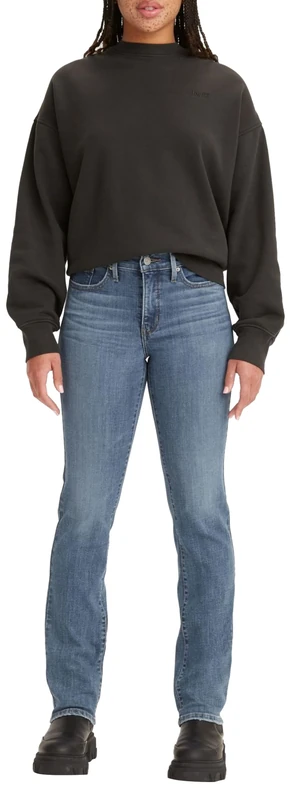 Levi's Women's 314 Shaping Straight Jeans, Lapis Gem, 31W / 30L