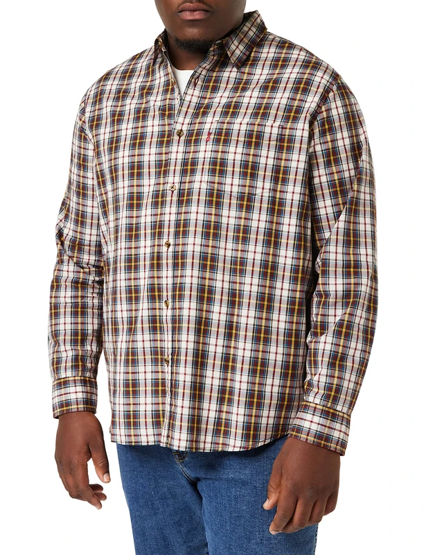 Levi's Men's Sunset 1-Pocket Standard Shirt Kianna Pirate Black (Black) S -