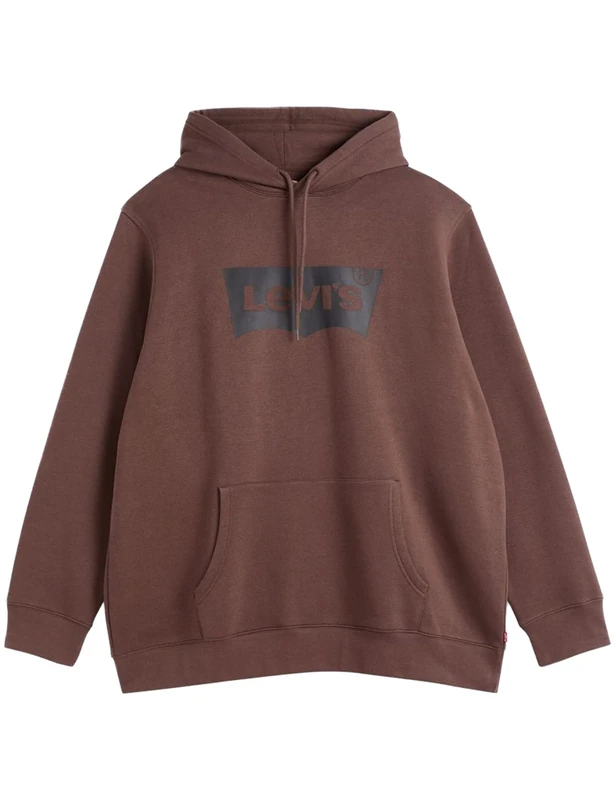 Levi's Men's Big & Tall Graphic Hoodie, Hot Fudge, XXL