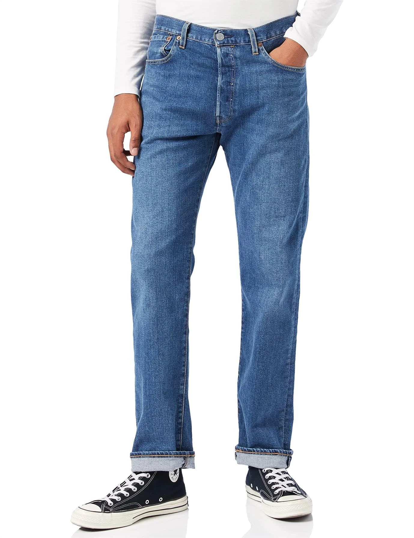 Levi's Men's 501 Original Fit Jeans, Best of Love Adv, 28W / 32L