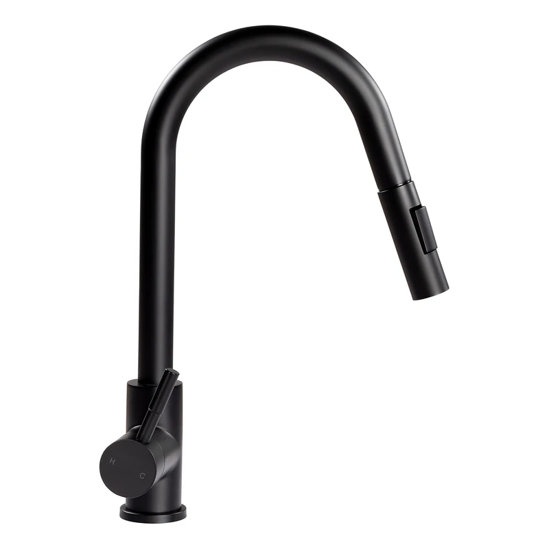 Lippert Flow Max Pull Down Bullet Kitchen Faucet, Basin Tap, Sink Tap for RVs and Residential