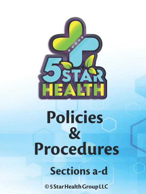 Policies & Procedures: Sections a-d