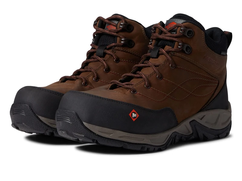 Merrell Women's Siren Waterproof Boot - Alloy Toe, Black, Size 11
