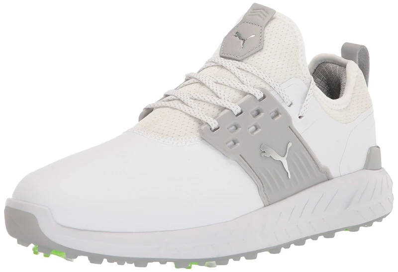 PUMA Men's Ignite Articulate Golf Shoe, White Silver/High-Rise, 6.5 UK