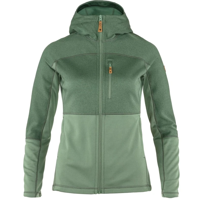 Fjallraven 89589-614 Abisko Trail Fleece W/Abisko Trail Fleece W Jacket Women's Patina Green Size S