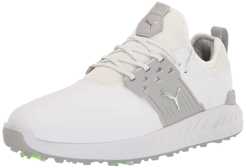 PUMA Men's Ignite Articulate Golf Shoe, White Silver/High-Rise, 7.5 UK
