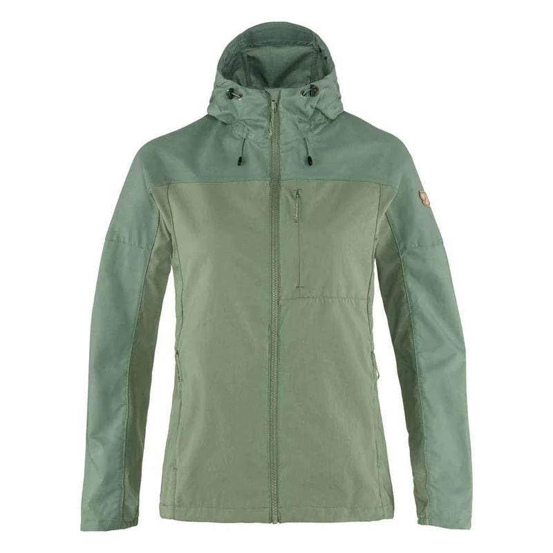 Fjallraven 89826-613-614 Abisko Midsummer Jacket W Jacket Women's Jade Green-Patina Green Size L