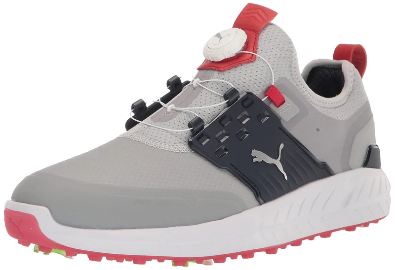Puma Golf Mens Ignite Articulate, High Rise-puma Silver-Navy Blazer, 8