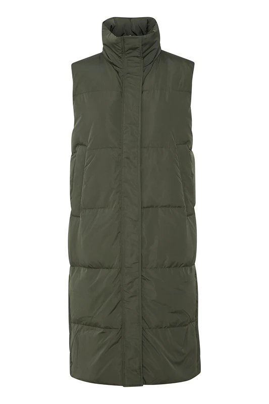 ICHI Women's IHBUNALA DOWN WA Outerwear, 190309/Thyme, XS - Image 1