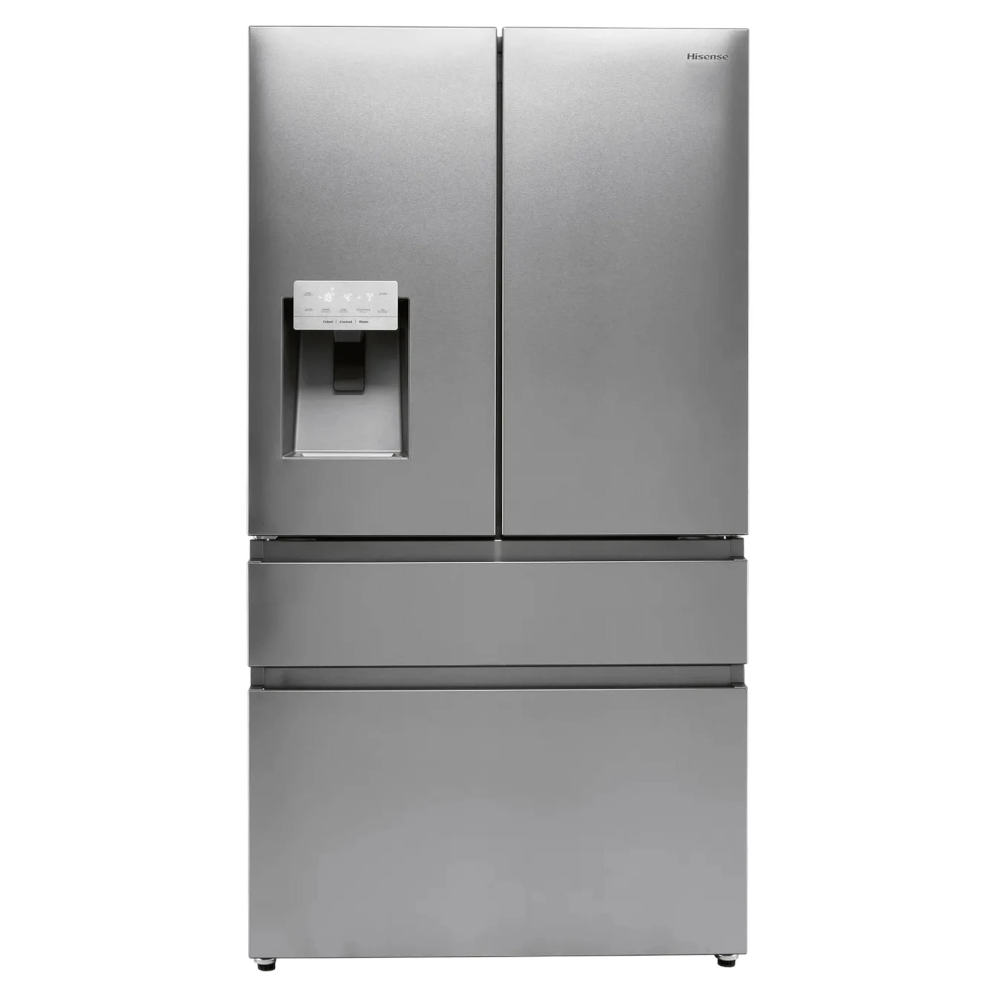 Hisense 560 Litre American Fridge Freezer - Stainless Steel (RF728N4AIF)