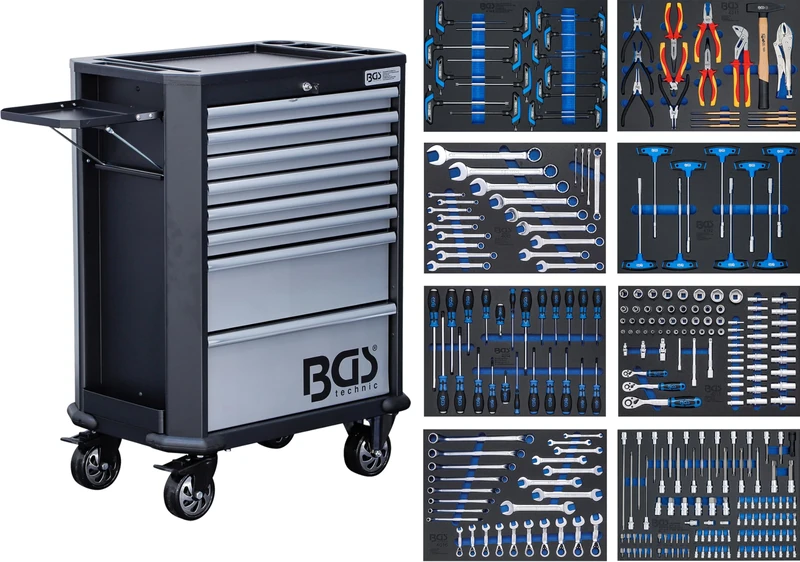 BGS 4007 | Workshop Trolley | 8 Drawers | with 299 Tools