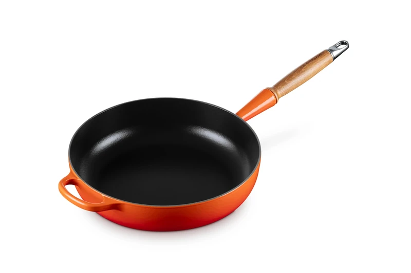 Le Creuset Signature Cast Iron Saute Pan 28cm Volcanic - Made in France