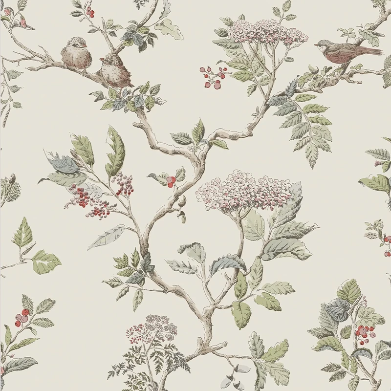 Laura Ashley Elderwood Natural Wallpaper - Image 1
