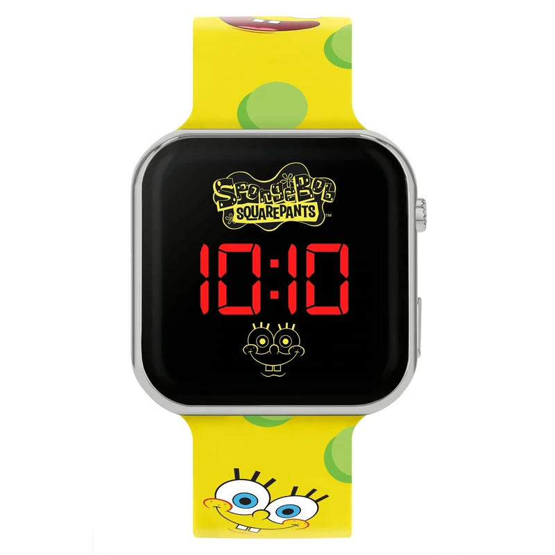 Nickelodeon Spongebob Yellow LED Watch - SGB4134