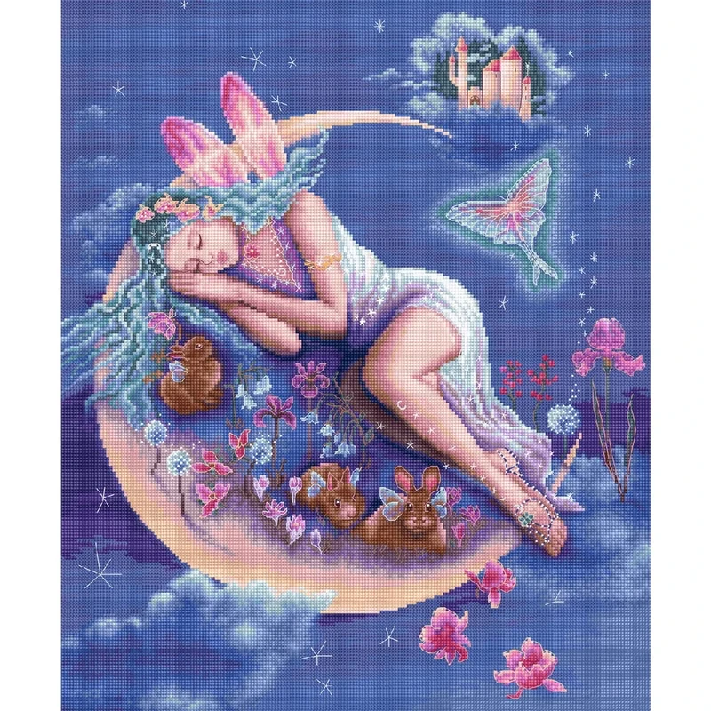 Letistitch Evening Dreams Counted Cross Stitch Kit 38 x 31 cm