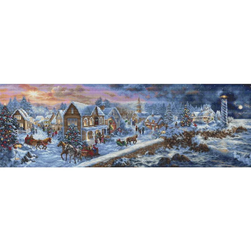 Letistitch Counted Cross Stitch Kit Holiday by The Sea 93.5 x 31 cm