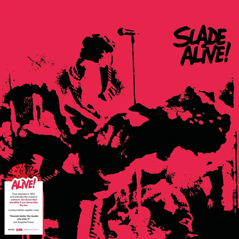 BMG Slade Alive Red & Black Splatter Vinyl - Limited Edition LP