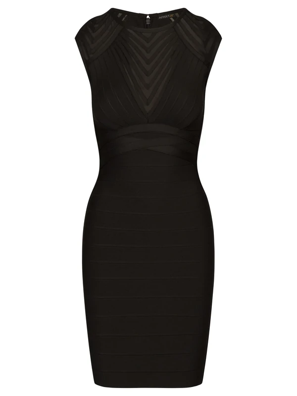 ApartFashion Women's Dress, Black, 8