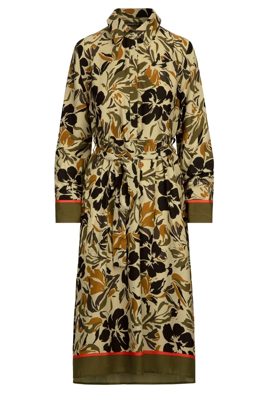 ApartFashion Women's Dress, Beige/Multicoloured, 10