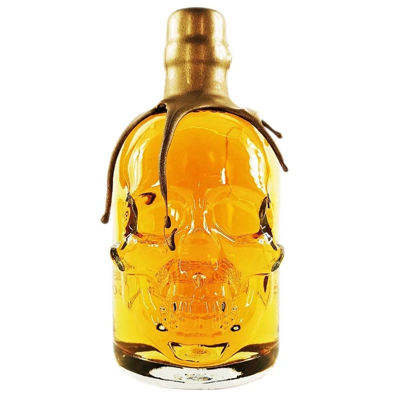 Rum Bastard | Salted Caramel | Caribbean Spiced Rum Liqueur 50cl | Pirate Skull Bottle