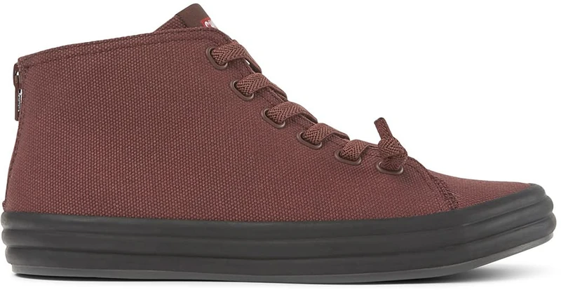 Camper Women's Hoops K400163 Chukka Boot, Burgundy 007, 2 UK
