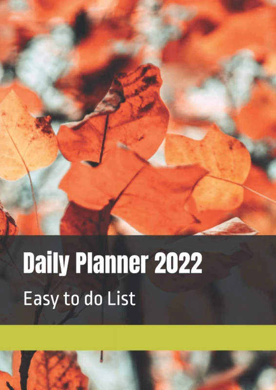 Mr JD Positive Daily Planner 2022 with 365 days & task (Easy to do List daily planner): Easy to do List