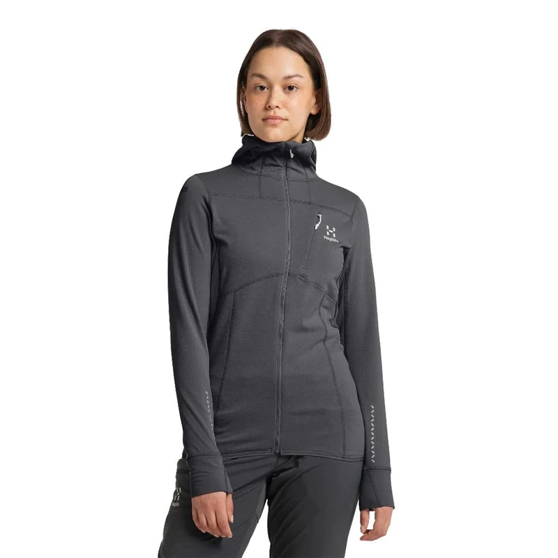 Haglöfs HAGLOFS 605255_2AT L.I.M MID COMP HOOD WOMEN Jacket Women's MAGNETITE Size S