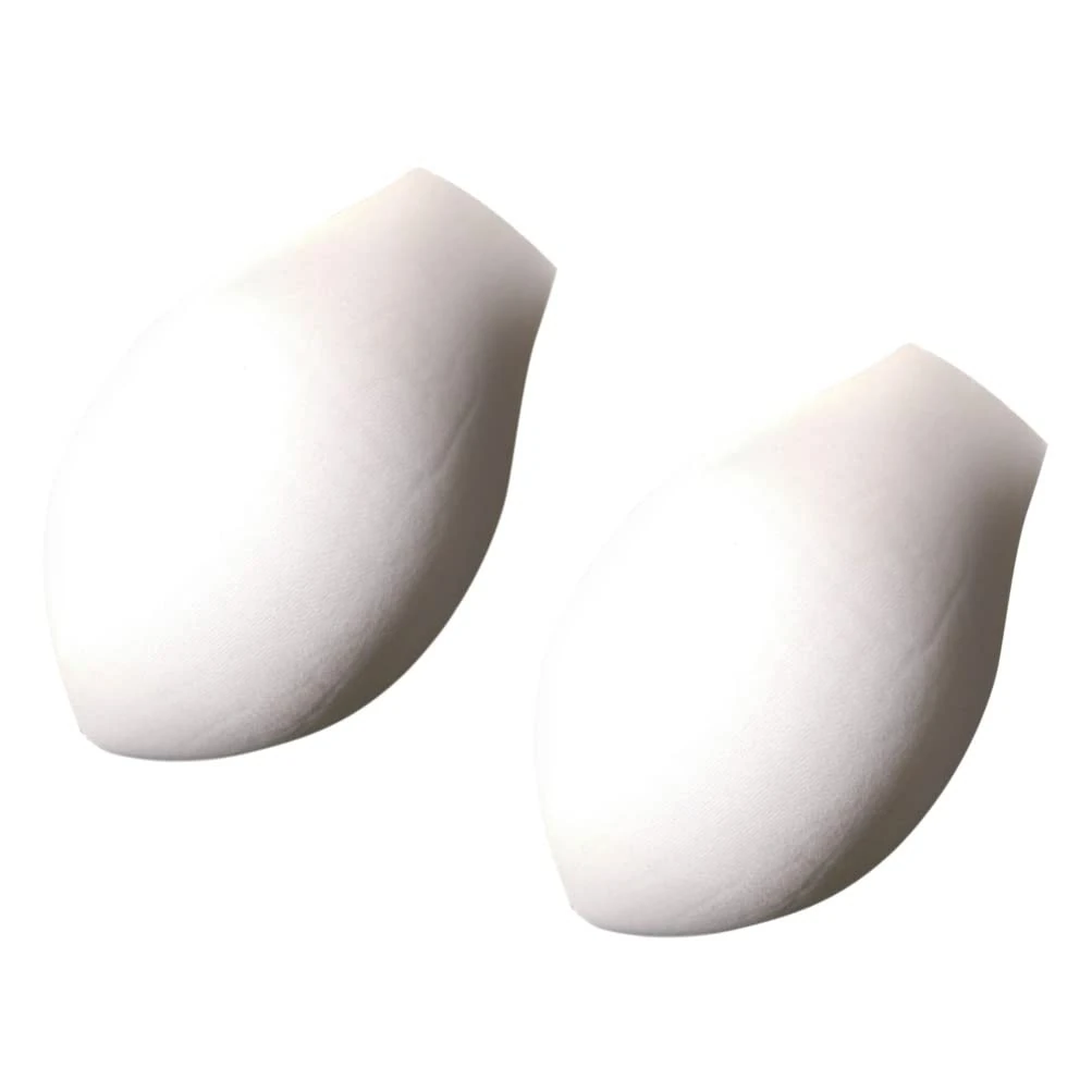 Amosfun 2pcs men Front Pouch Pad 3D Bulge Enhancing Underwear Cup Sponge Pad Swimwear Padded Swim Brief Coasters White Men Bulge Enhancing
