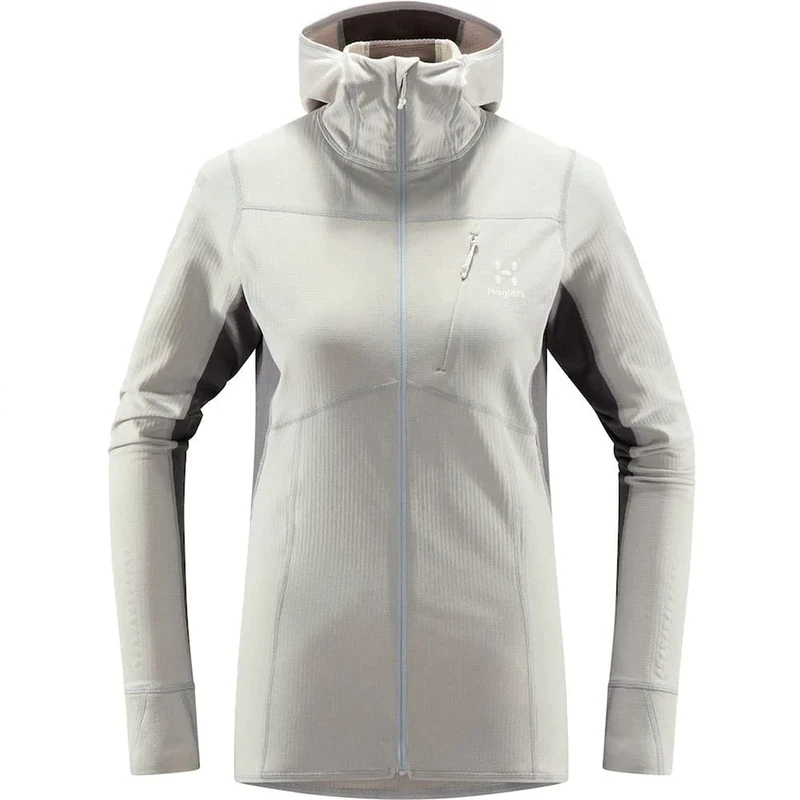 HAGLOFS 605255_38G L.I.M MID COMP HOOD WOMEN Jacket Women's CONCRETE/MAGNETITE Size M
