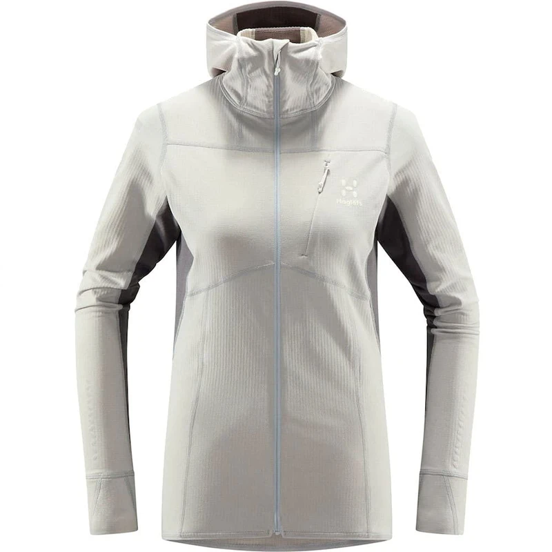 Haglöfs HAGLOFS 605255_38G L.I.M MID COMP HOOD WOMEN Jacket Women's CONCRETE/MAGNETITE Size L