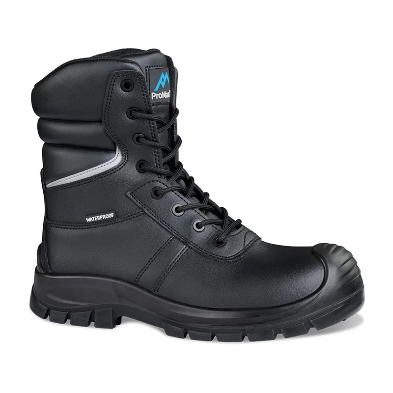 Rock Fall Men's Delaware High Leg Waterproof Construction Shoe, Black, 7 UK